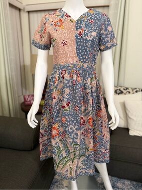 Hand-Drawn Batik Dress